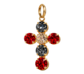 Cruz Andrómeda Rojo con Cristal Swarovski®