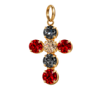 Cruz Andrómeda Rojo con Cristal Swarovski®