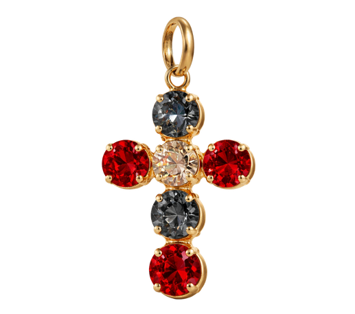 Cruz Andrómeda Rojo con Cristal Swarovski®