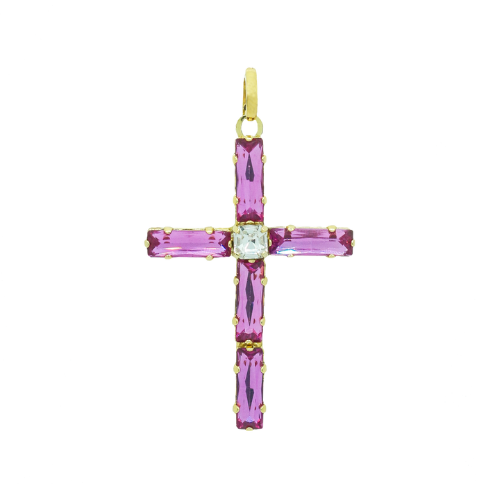 Cruz Art Deco Cristal de Swarovski®