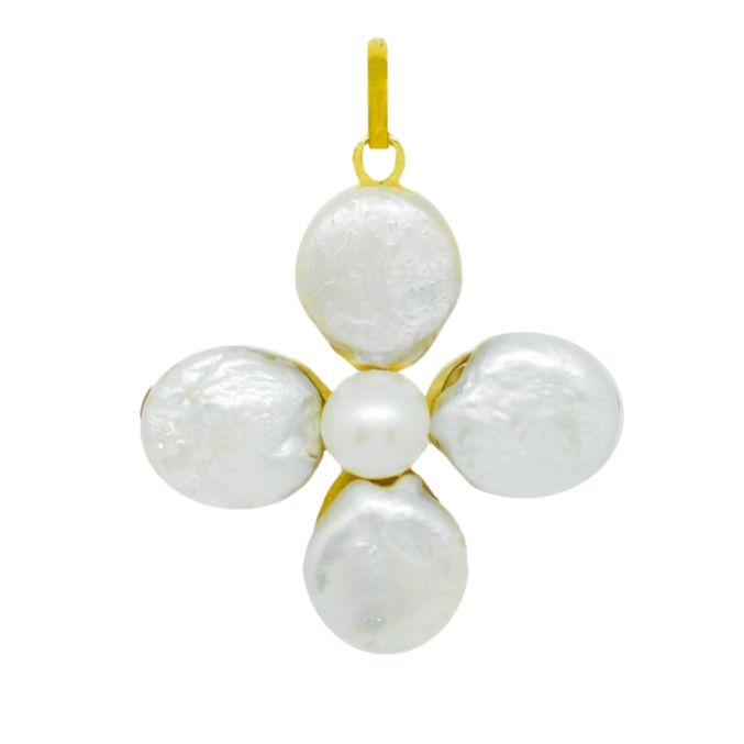 Cruz Rodas con Perla Natural