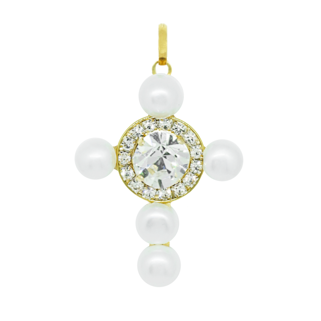 White Pearl Cross