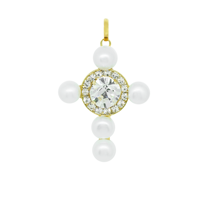 Cruz Perla Blanca