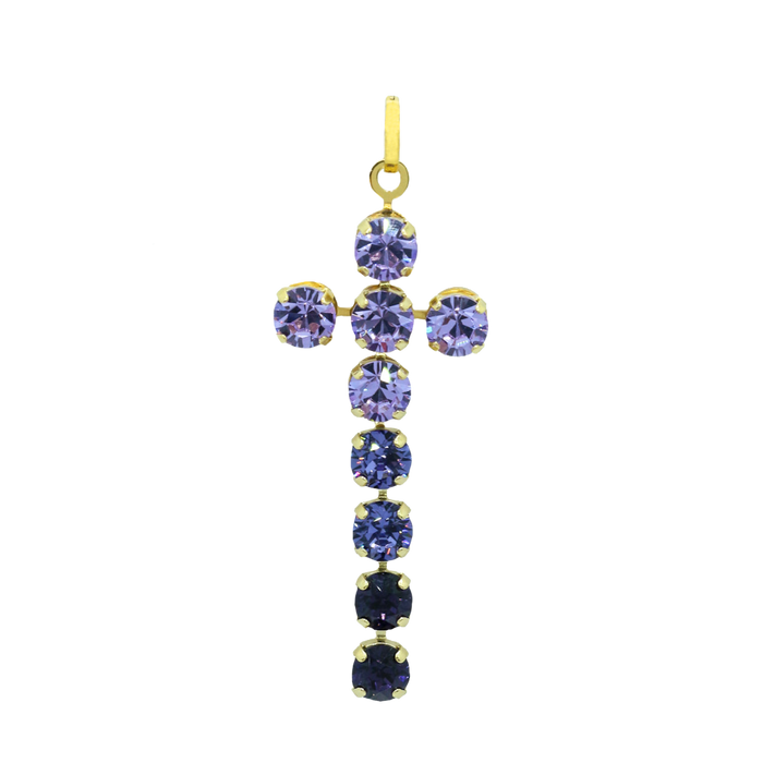 Cruz Egeo- Malva Cristal de Swarovski®