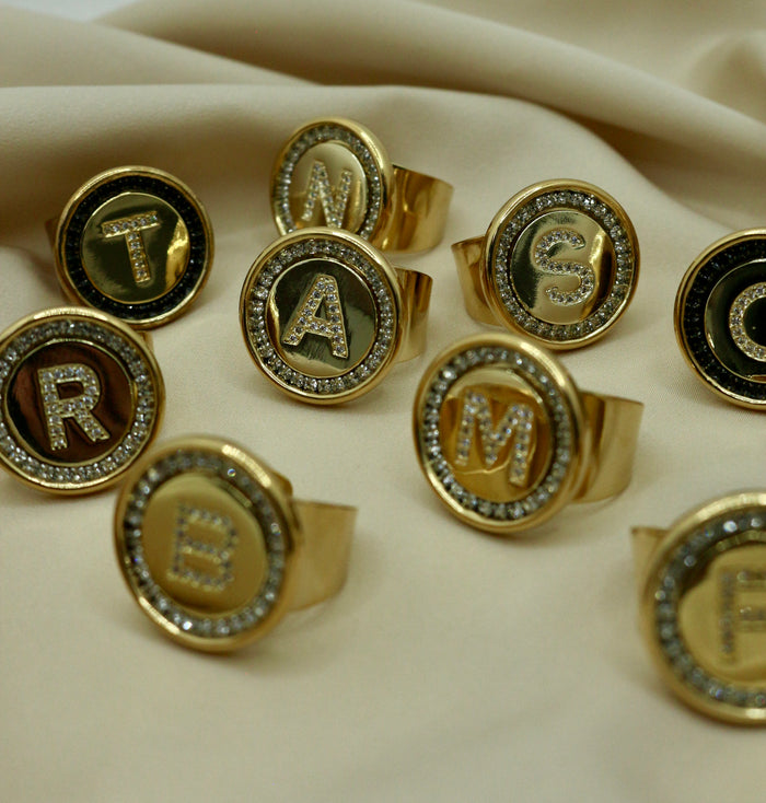 Mini Initial Ring (Personalization)