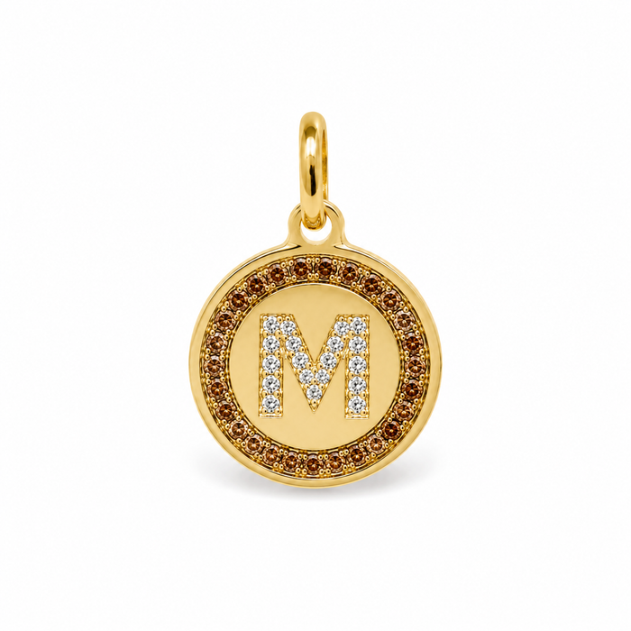 Medalla Mini Inicial Caramelo