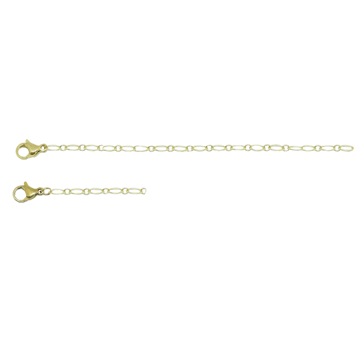 Alargador con cierre y arandela disponible en:  10 cm (recomendado para pulseras y cadenas) 3 cm (recomendado para pulseras) 