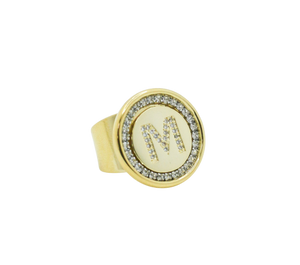 Anillo Mini Inicial (Personalización)