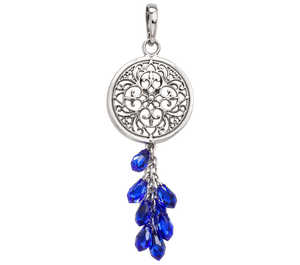 Medalla Lágrimas de Cristal Azul