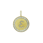 Rhinestone Initial Medal (Customization)