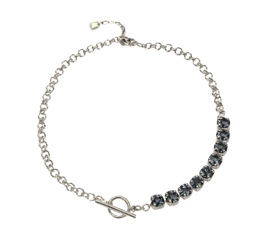Cadena Mix Atenea con Cristal Black Diamond de Swarovski®