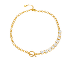Cadena Mix Atenea con Cristal de Swarovski®