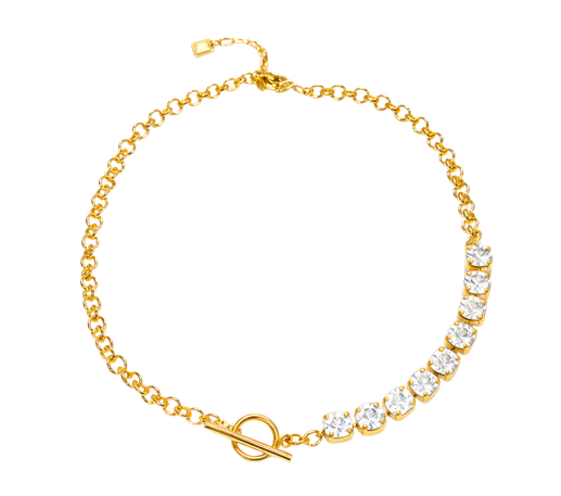 Cadena Mix Atenea con Cristal de Swarovski®