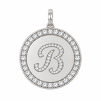 Rhinestone Initial Medal (Customization)