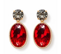 Pendiente Bellagio Rojo