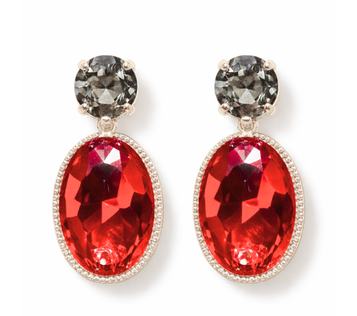 Pendiente Bellagio Rojo