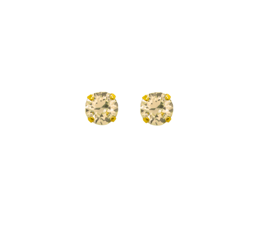 Swarovski® Crystal Button Earrings