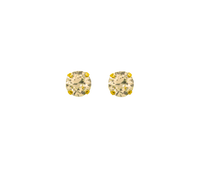 Swarovski® Crystal Button Earrings
