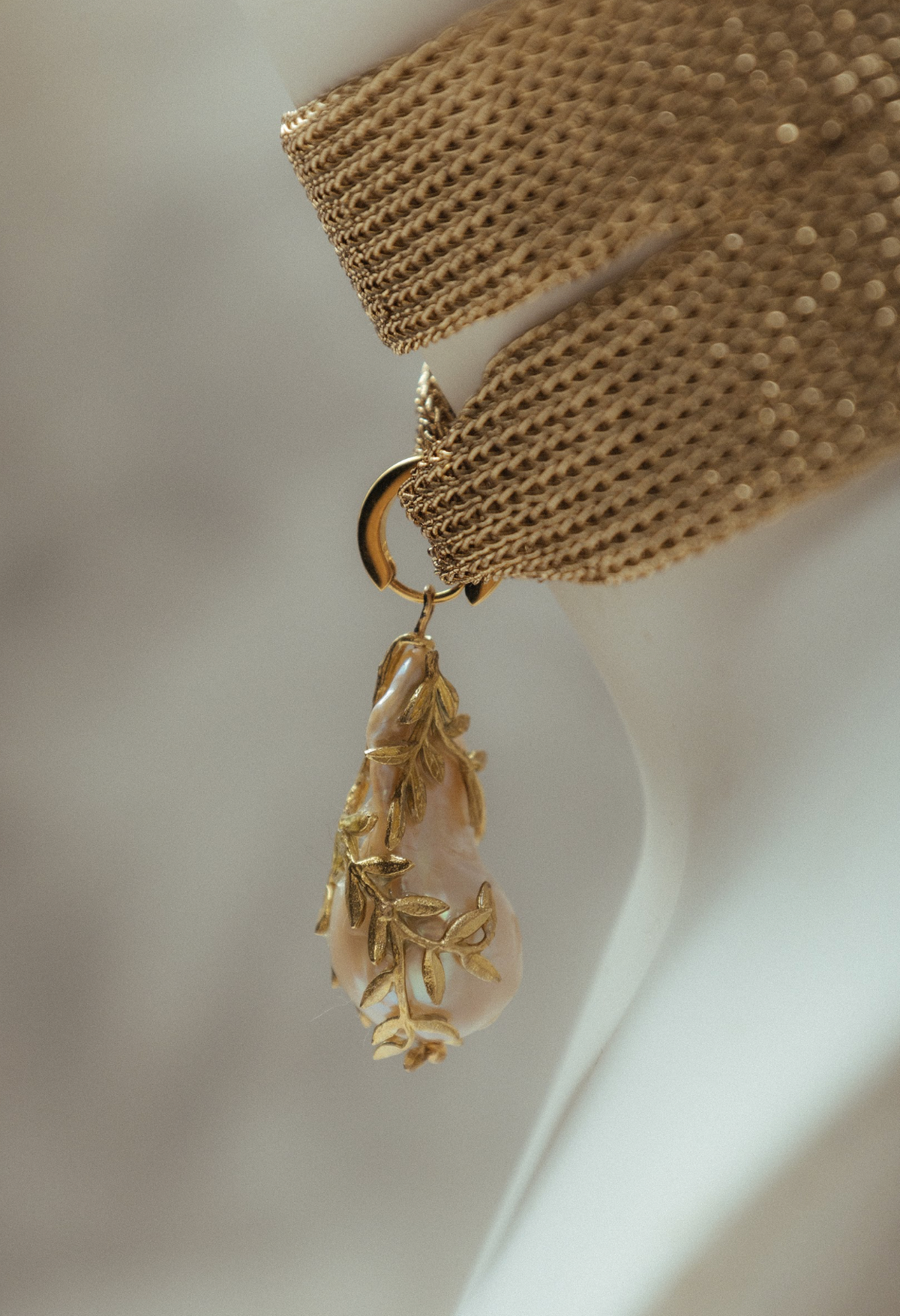 Colgante Perla Enjaulada