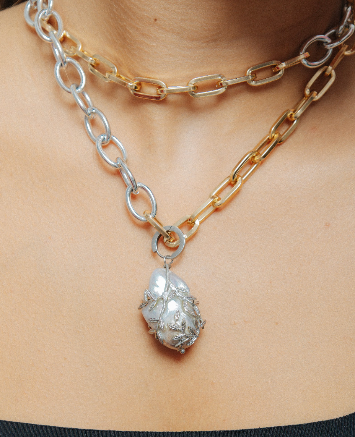 XL Baroque Pearl Pendant