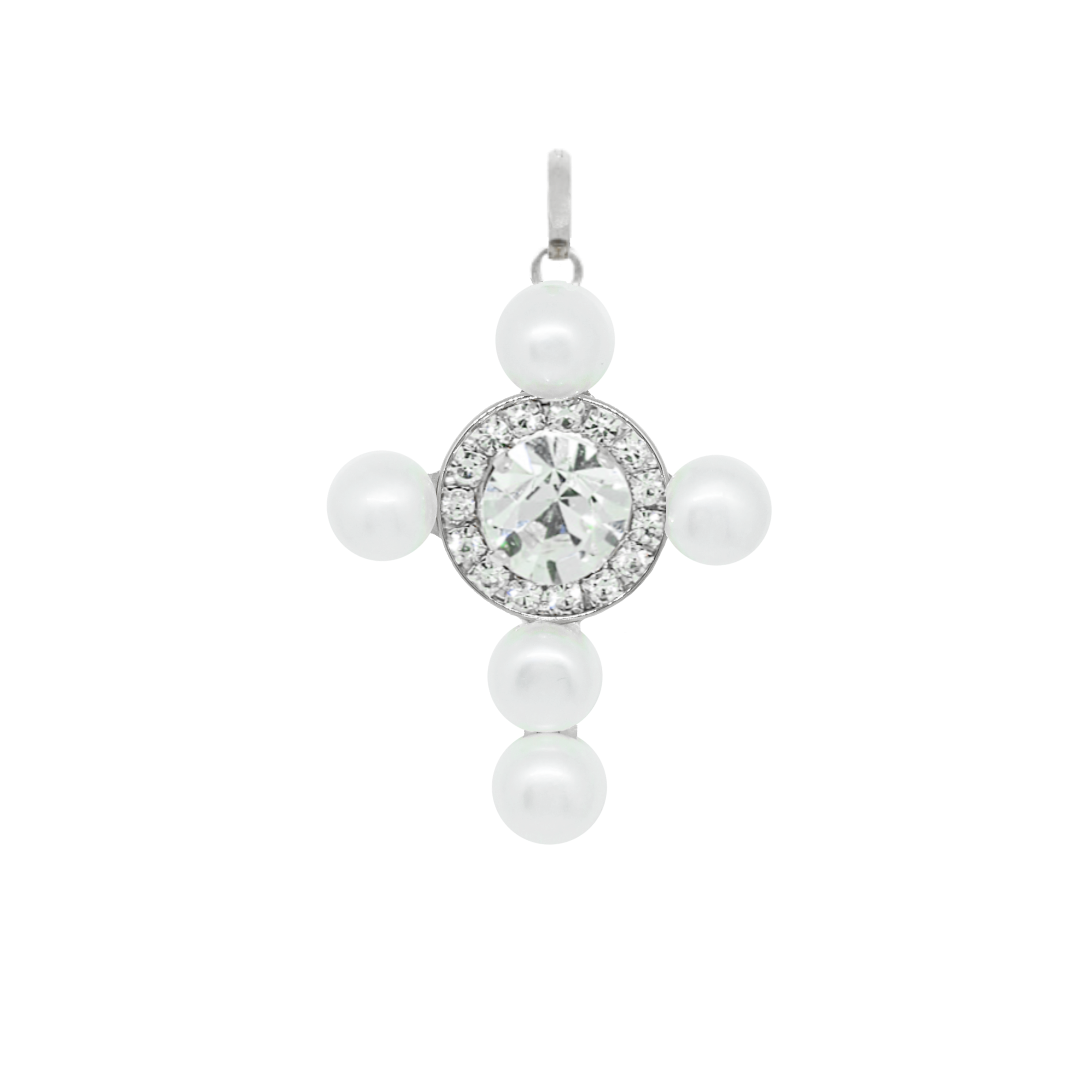 White Pearl Cross