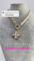 Cruz Afrodita Cristal de Swarovski®