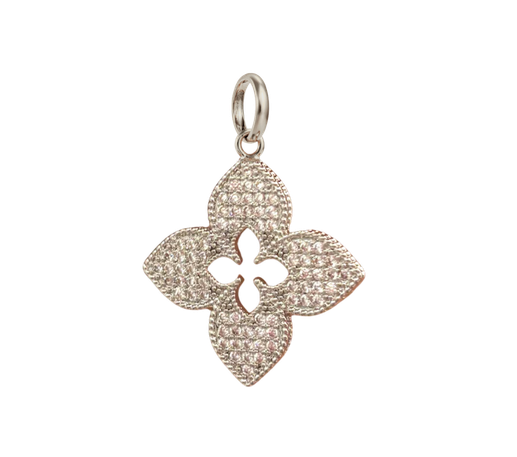 Colgante Trébol Mini de Pavé