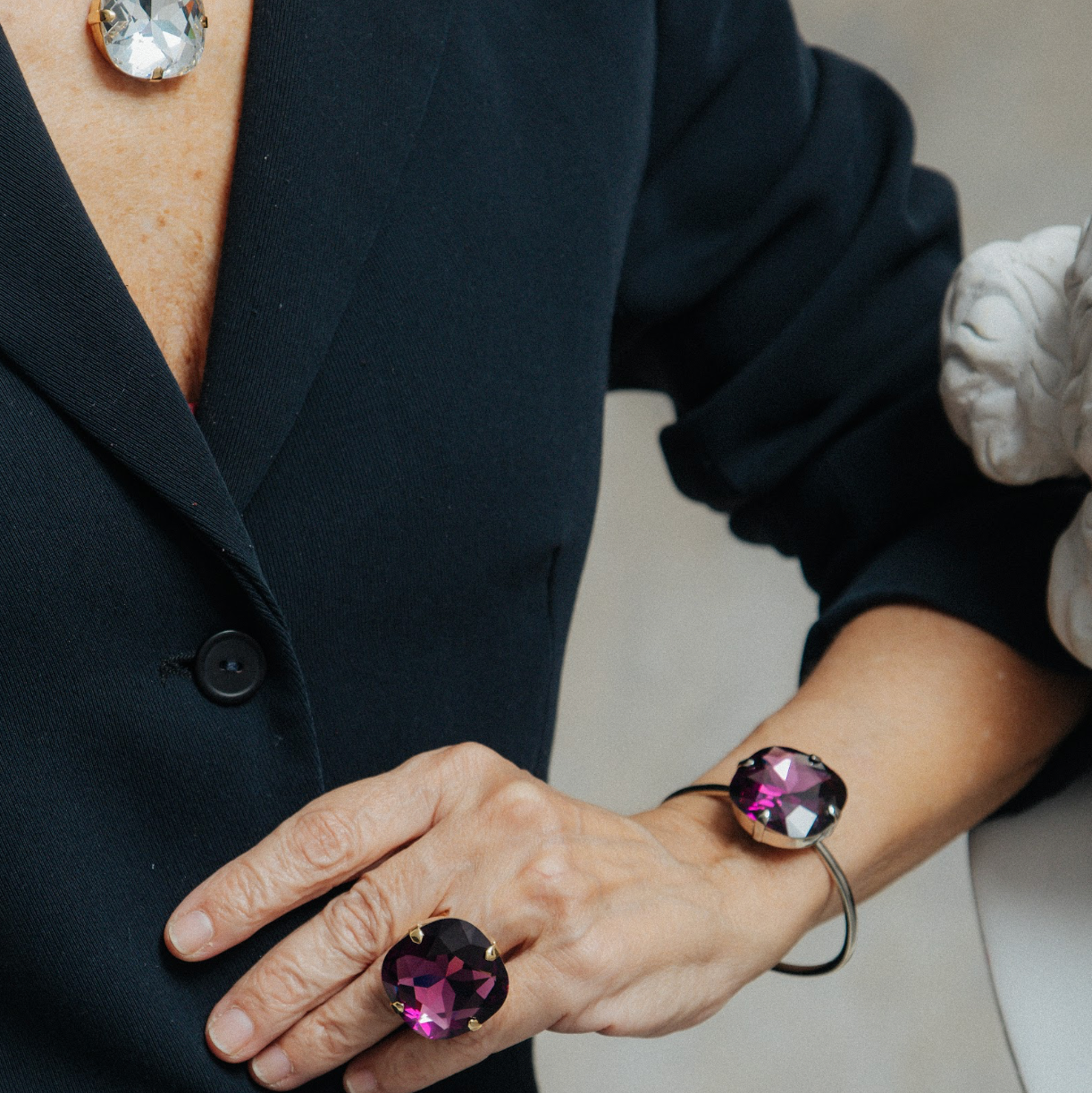 Troya Swarovski® Crystal Ring