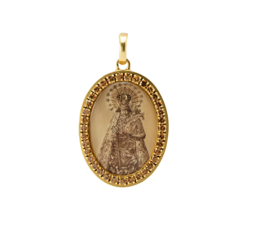 Colgante Virgen de los Desamparados (Geperudeta)
