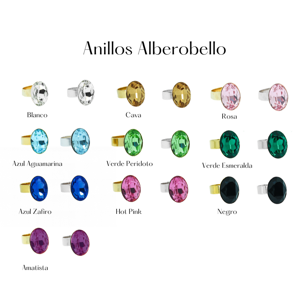 Anillo Alberobello Verde Peridoto