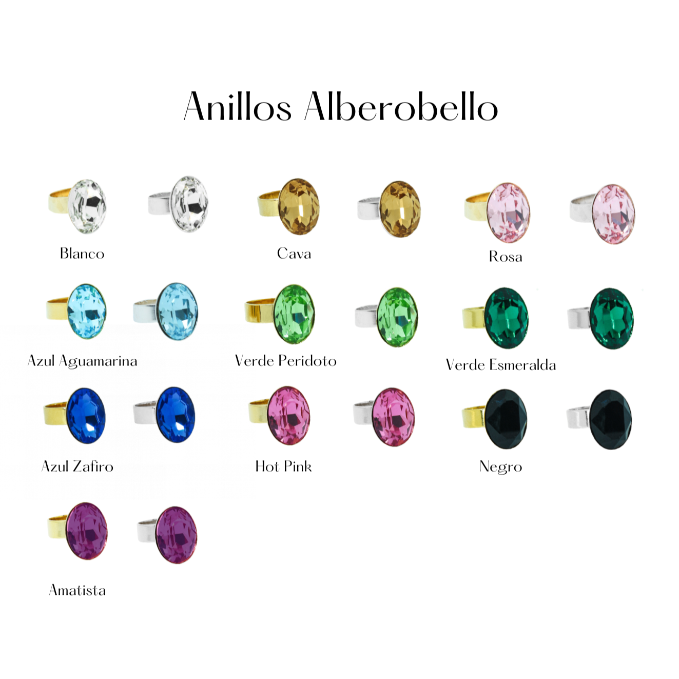 Anillo Alberobello Verde Peridoto