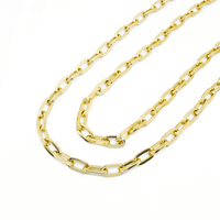 CADENA ALUMINIO DORADO BRILLANTE