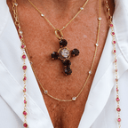 Cadena Cristales de Colores