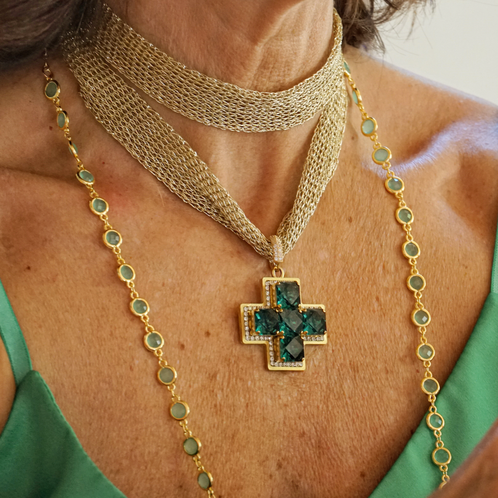 Cruz Afrodita Cristal de Swarovski®