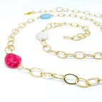 Collar de Eslabones AquaPeonia