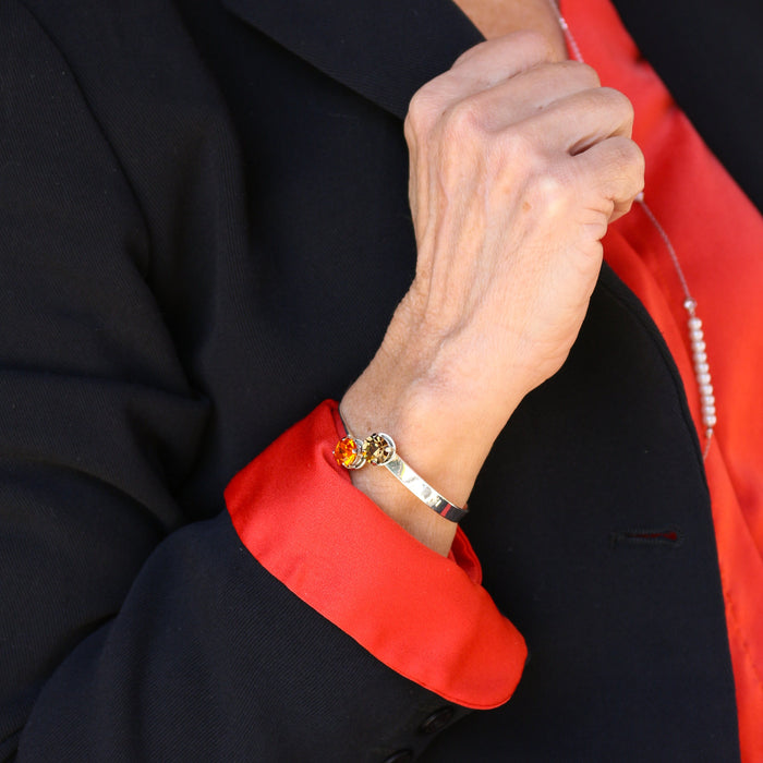 Esclava Andrómeda Rojo con Cristal de Swarovski®