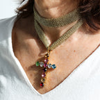 Swarovski® Crystal Lake Como Cross