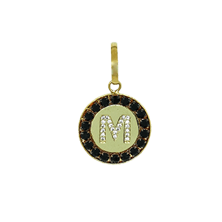 Medalla Mini Inicial Negro