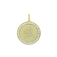 Medalla Inicial Strass (Personalización)