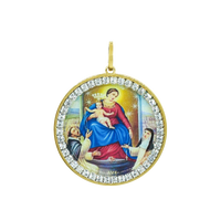 Medalla Madonna de Pompeya