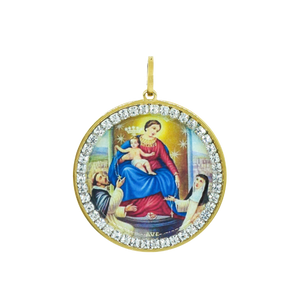 Medalla Madonna de Pompeya