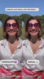 Rhinestone Initial Medal (Customization)